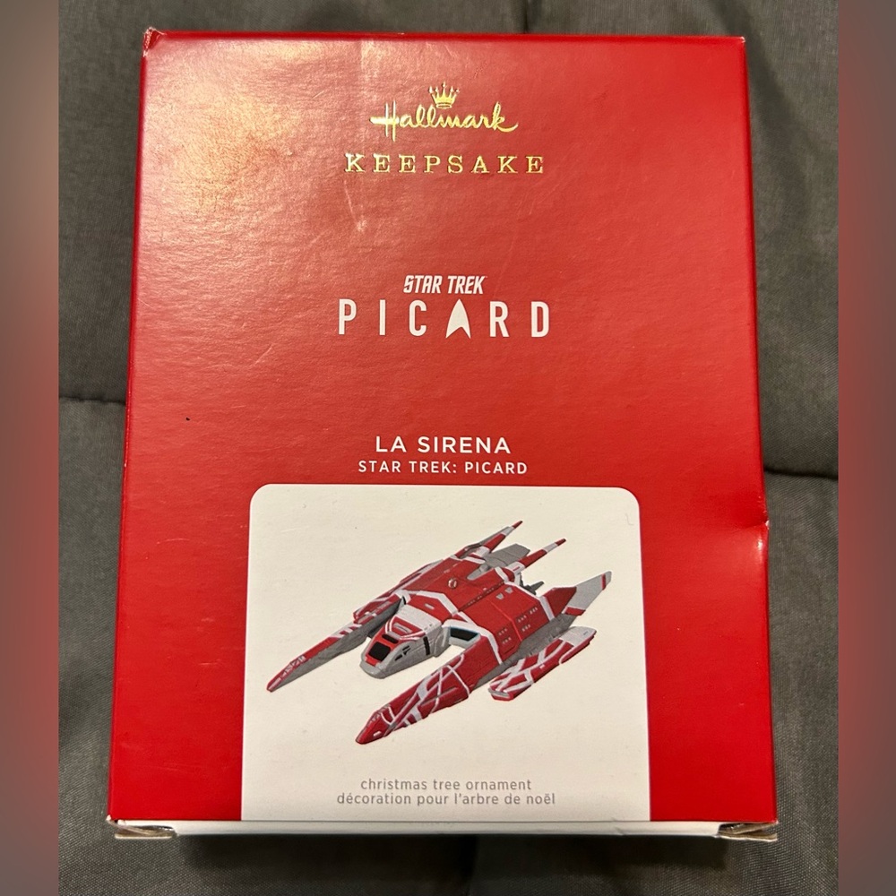 Brand New 2021 Hallmark Keepsake Star Trek: Picard La Sirena Christmas Ornament